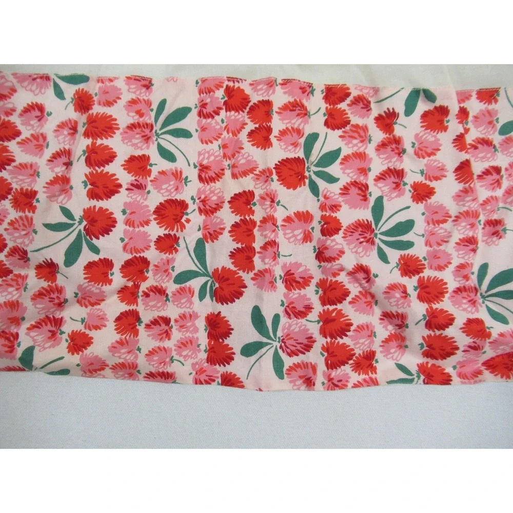 Vintage Hostess Half Apron Lot Glitter Sheer Flocked Organdy Red Blue